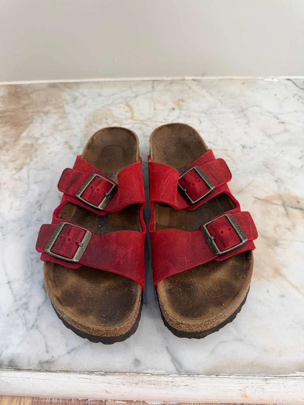 Birkenstocks Arizona style, large buckle size 40